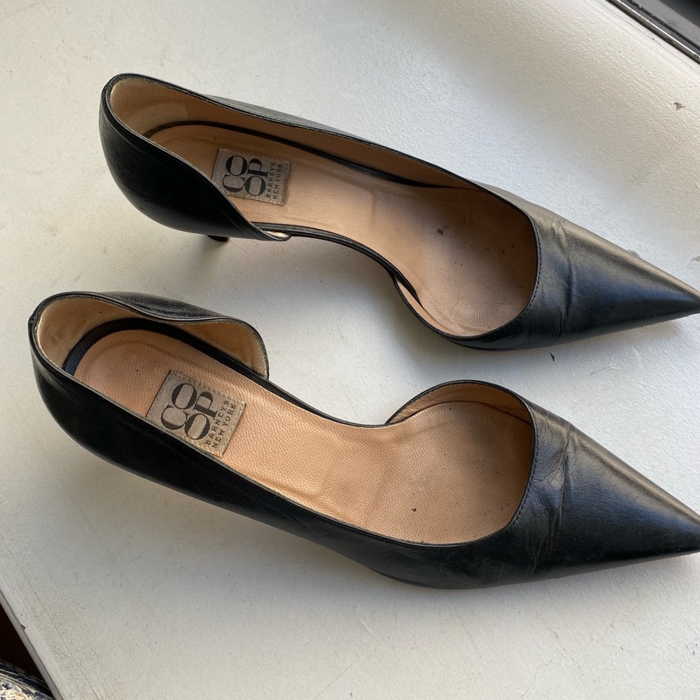 Vintage Barneys Co-Op Kitten Heel Pumps